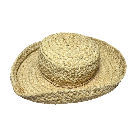 Helen Kaminski - Australia 100% Raffia Woven Handmade Wide Brim Sun Hat Natural main image 4